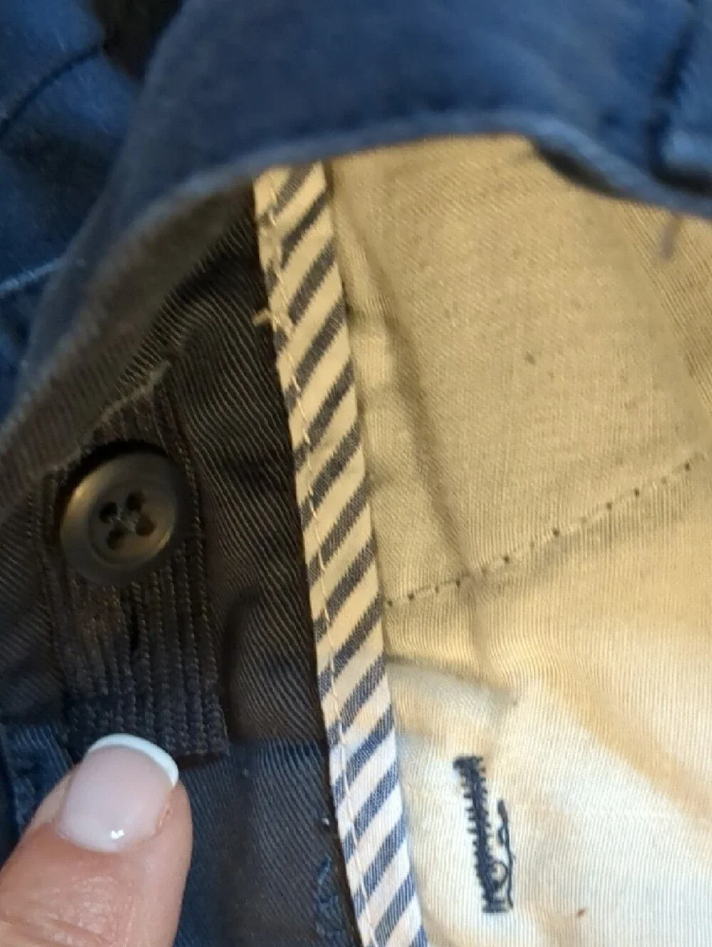 BOYS OLD NAVY VINTAGE WIDE LEG CHINOS (NAVY) SIZE 12 SLIM